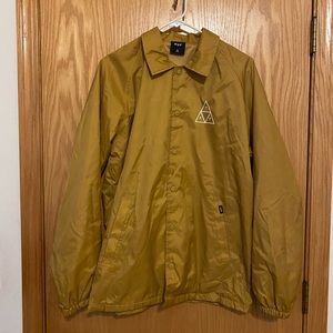 Gold HUF Windbreaker